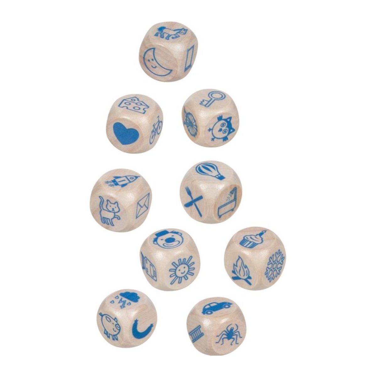 Image of Fortellerterninger, 9 stk.