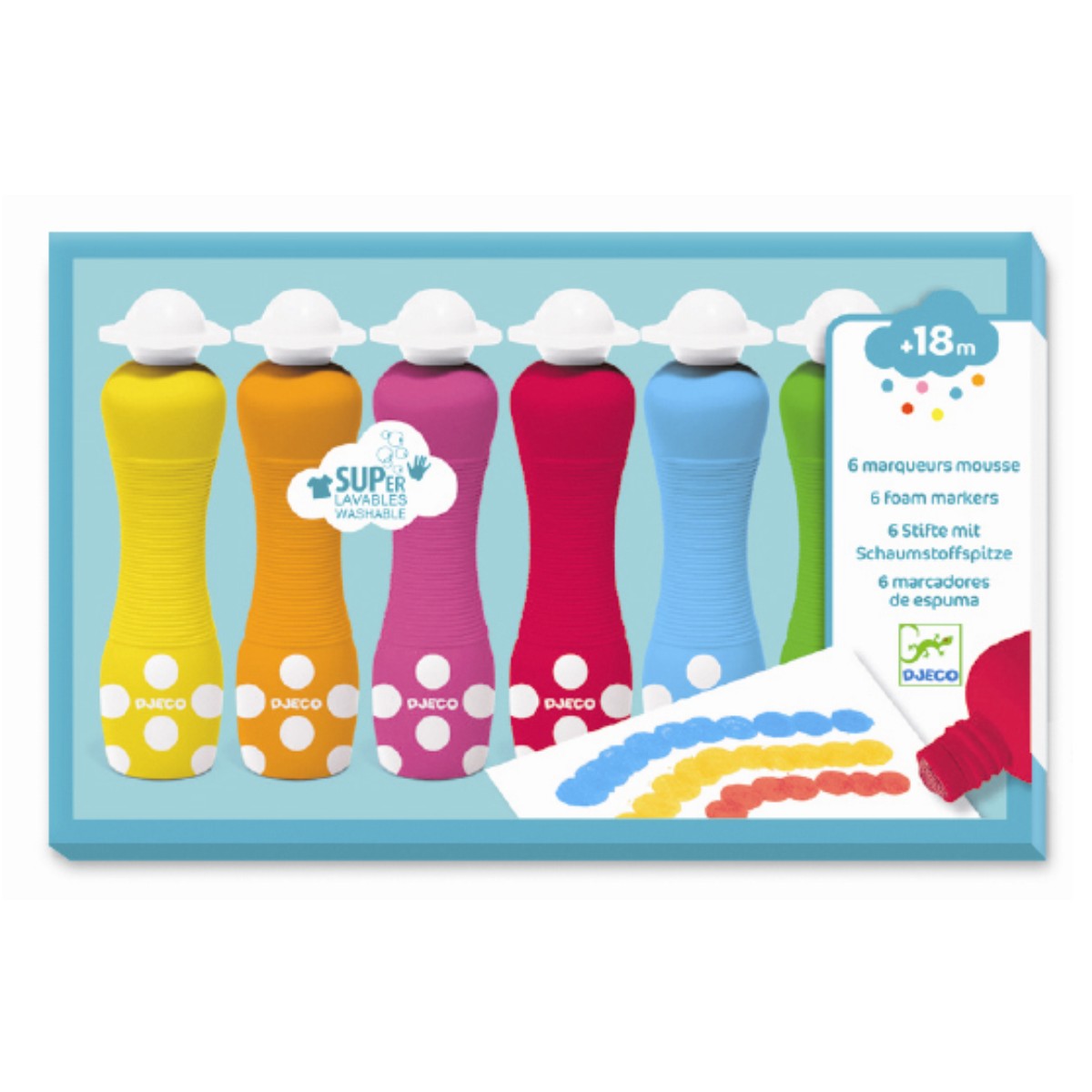 Image of Dot Markers - Basic, 6 stk.