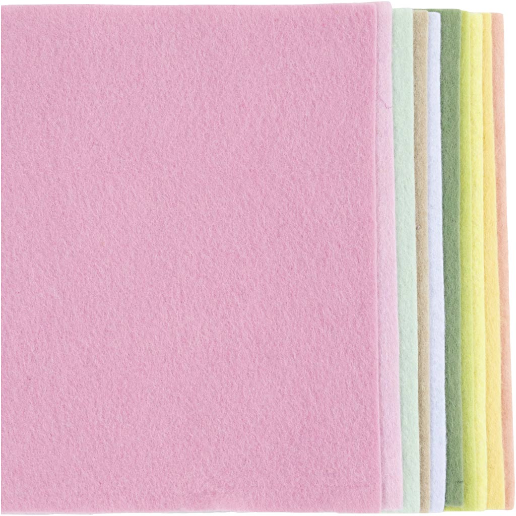 Image of Hobbyfilt A4 - Pastell, 10 ark