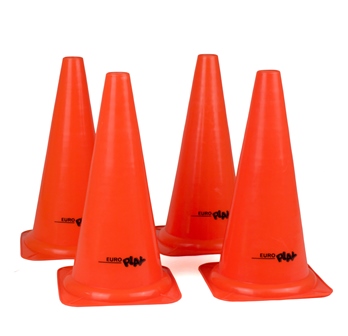 Image of Kjegler oransje 4 stk