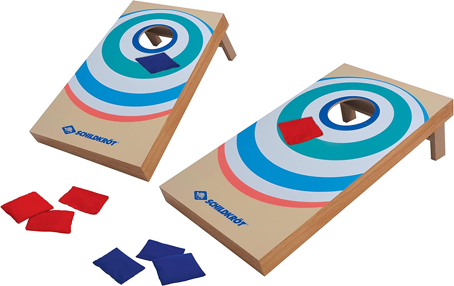 Image of Kastespill m. erteposer - Cornhole