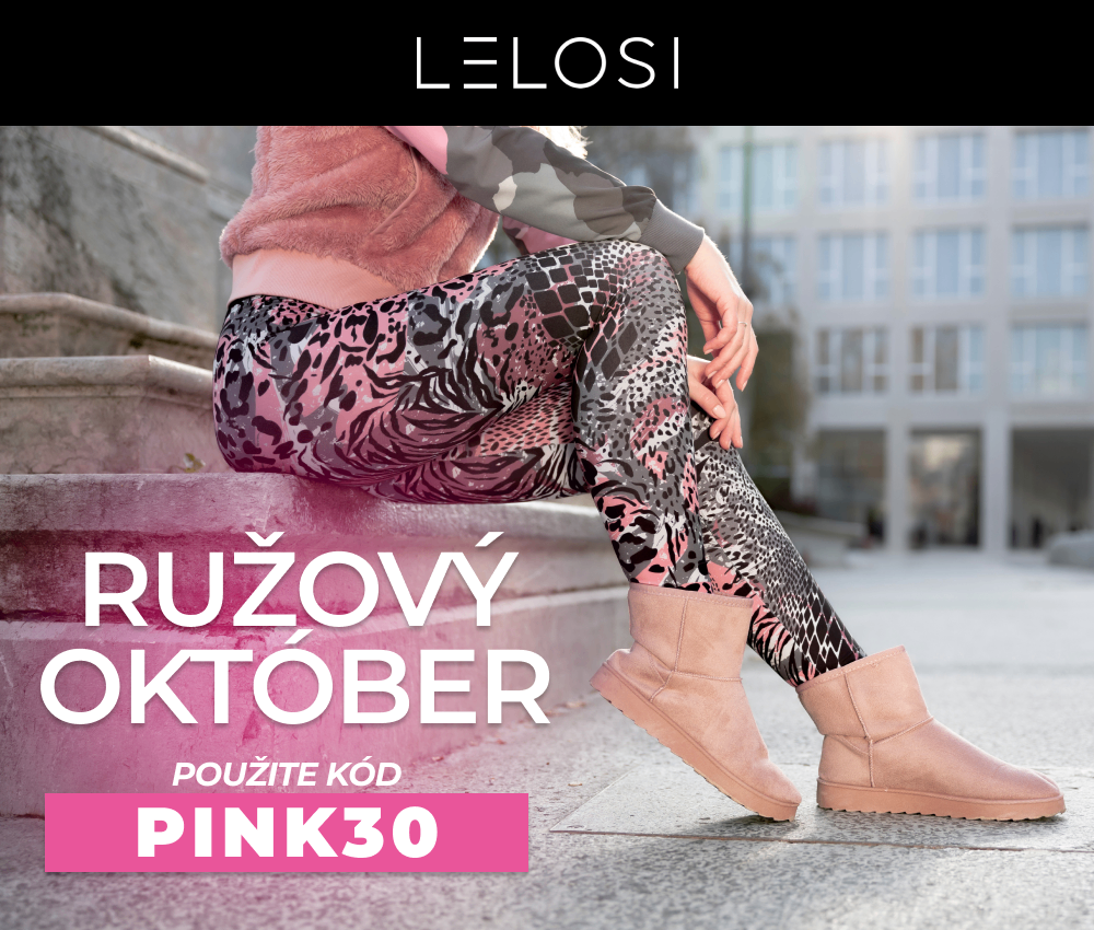 RUŽOVÝ OKTÓBER / použite kód PINK30