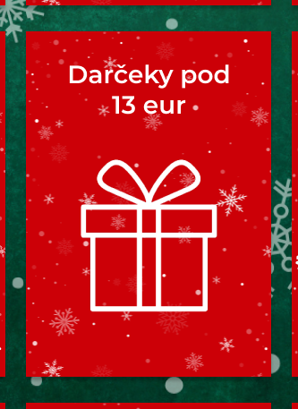 Darčeky pod 13 eur