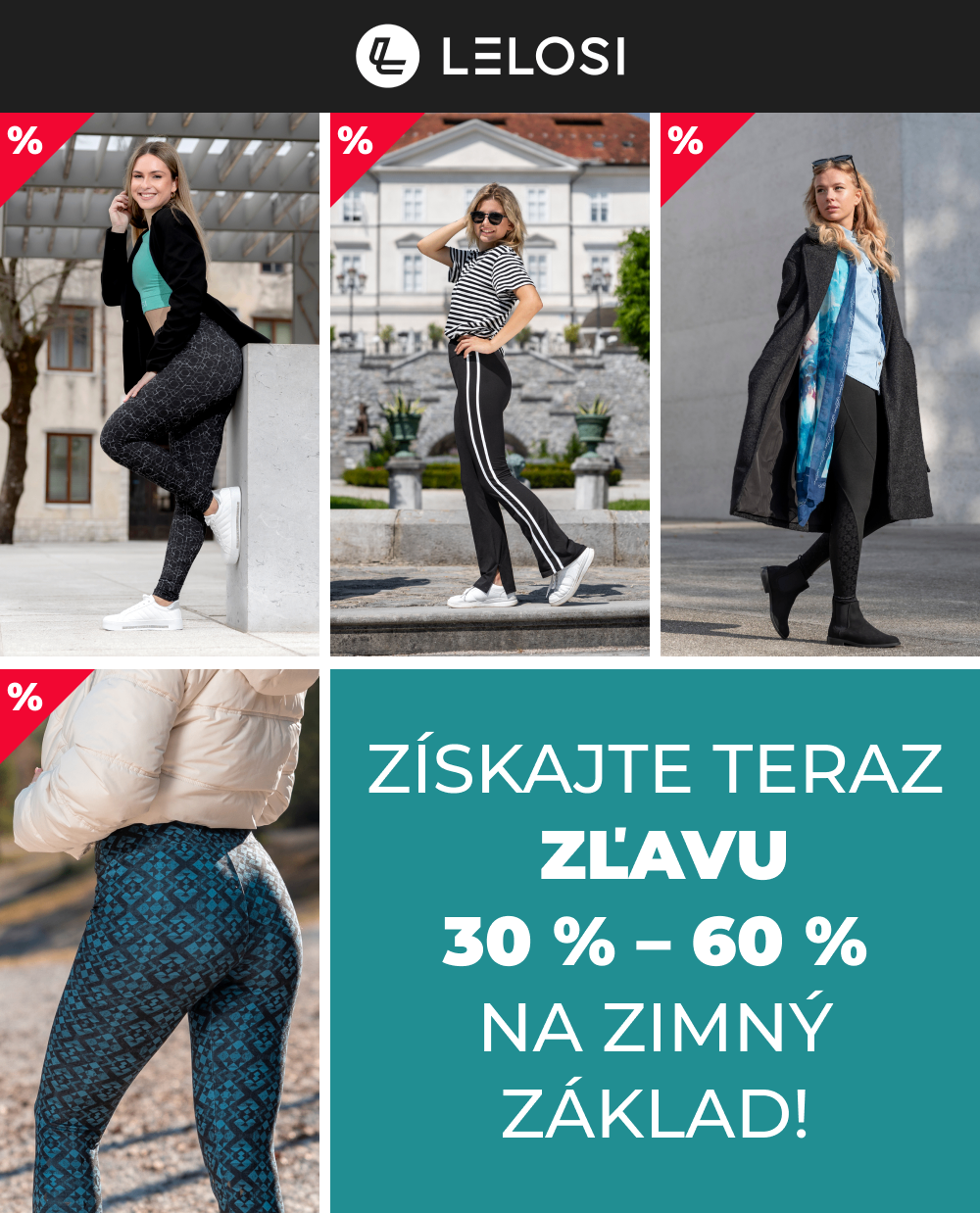 Získajte teraz zľavu 30 – 60 % na zimný základ!