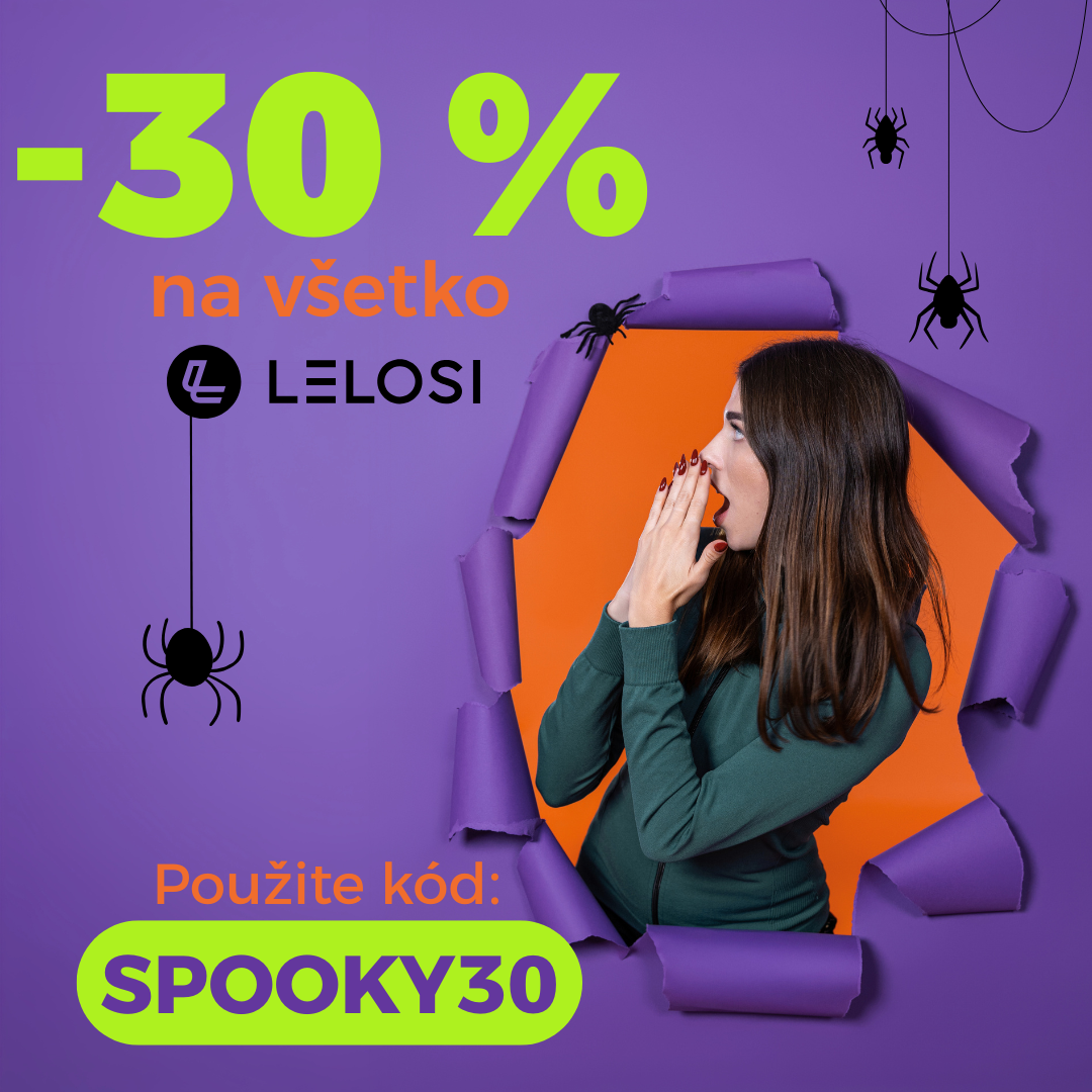 POSLEDNÝ DEŇ: 30 % zľava na všetko s kódom SPOOKY30