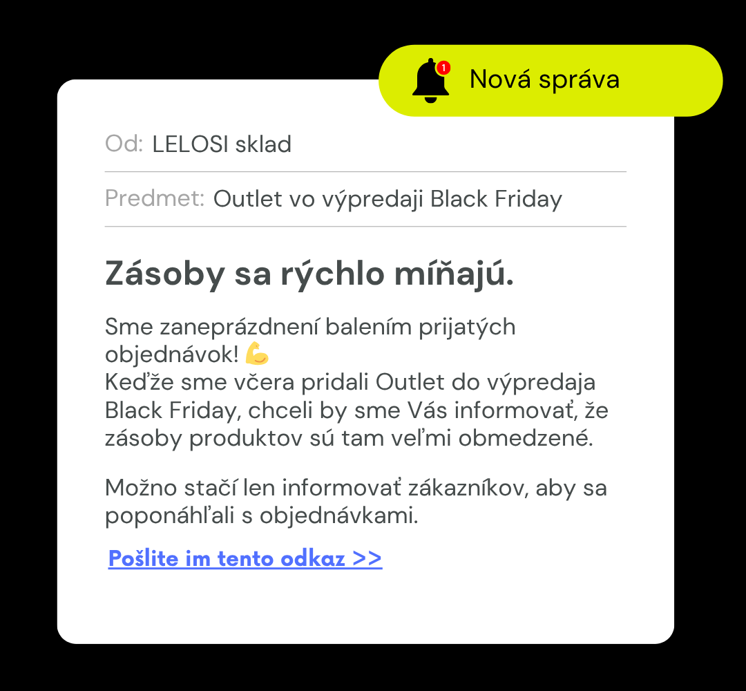 Outlet vo výpredaji Black Friday