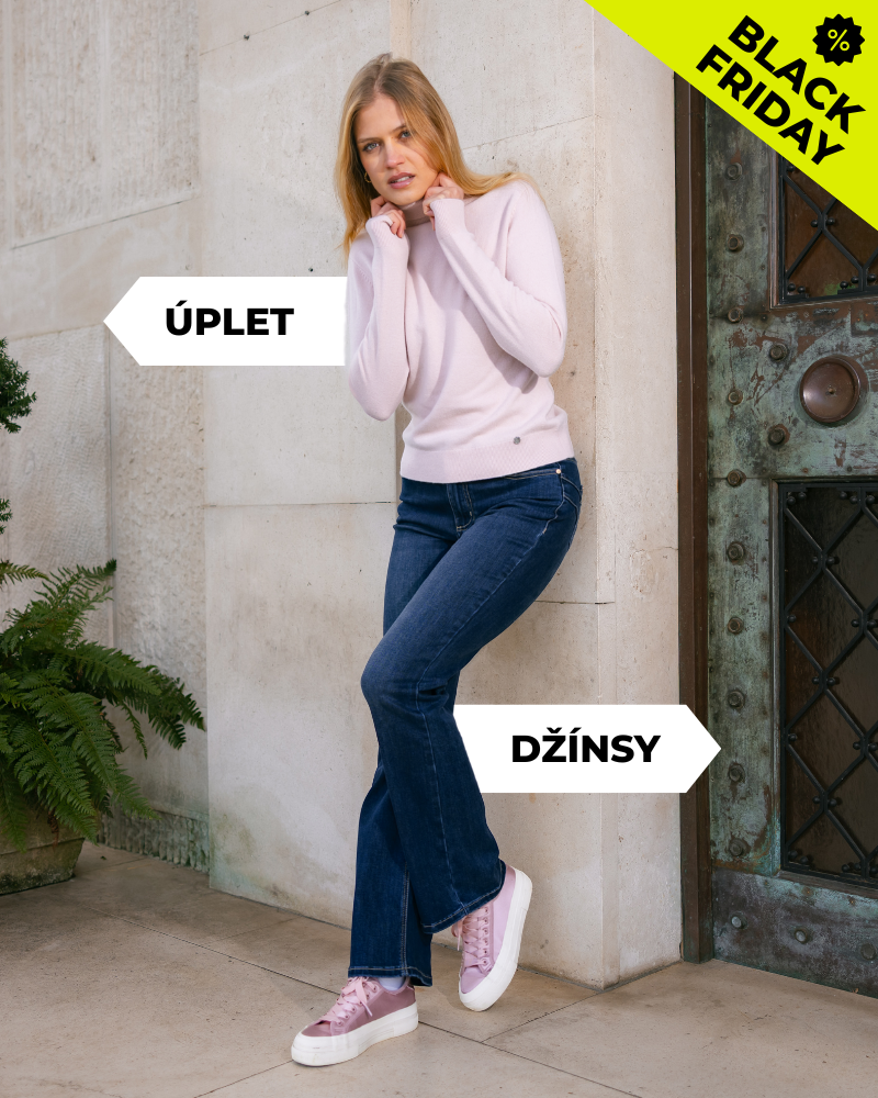MÓDNY HIT: džínsy + úplet
