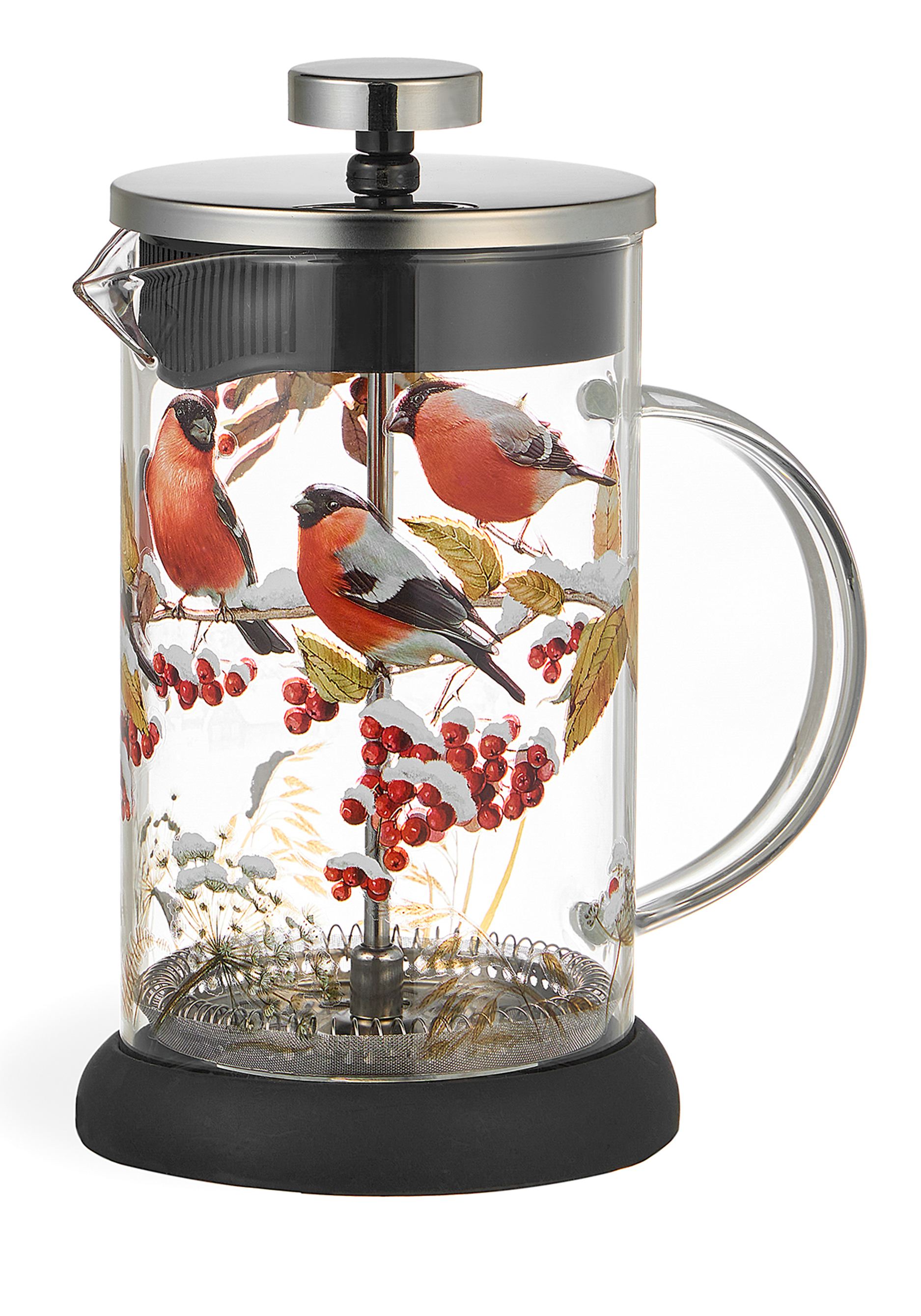 Френч-пресс "Снегири"