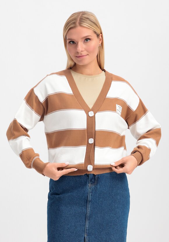 Кардиган в полоску 