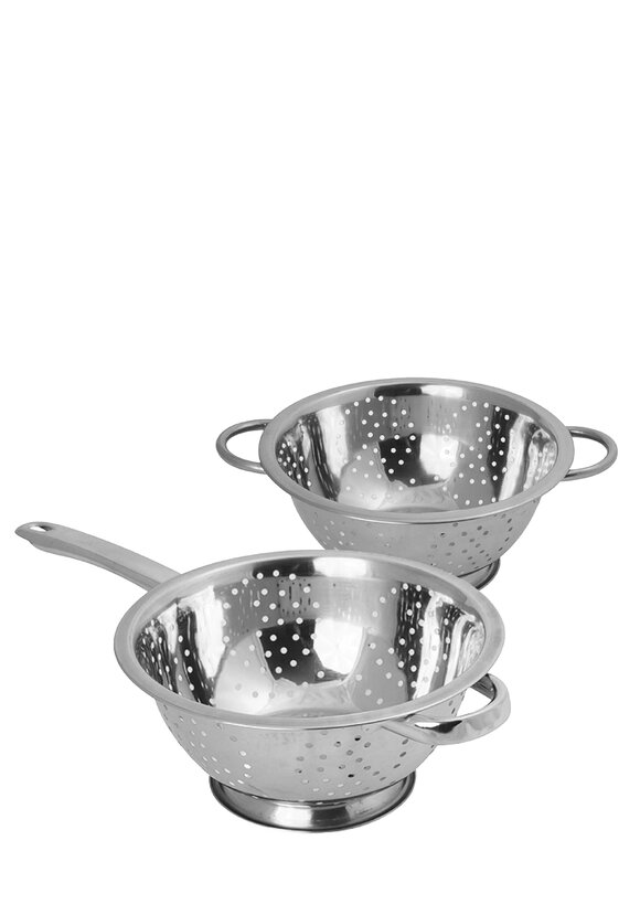 Дуршлаги из нержавеющей стали, 2 шт.