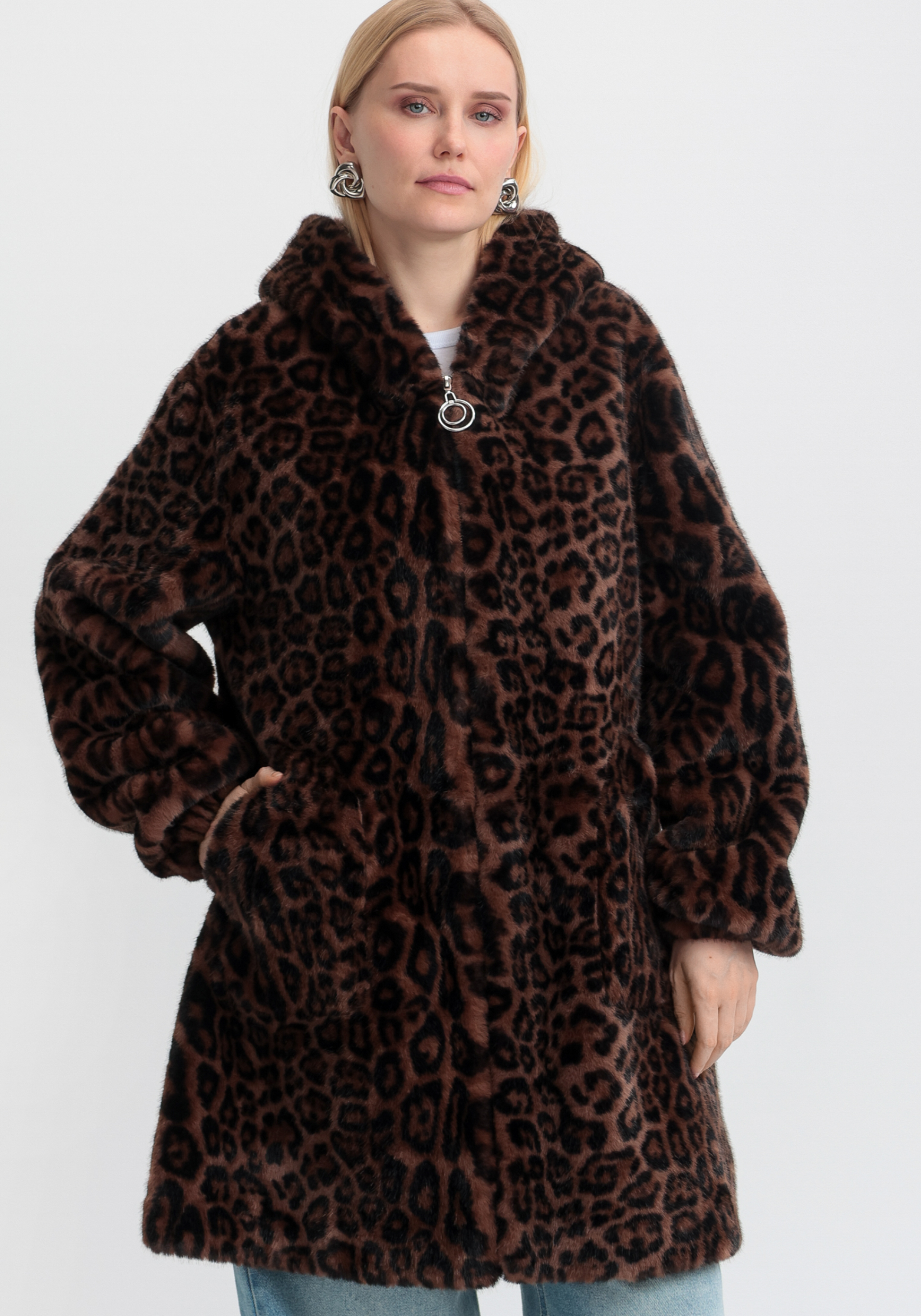 Шуба "Нежность леопарда"