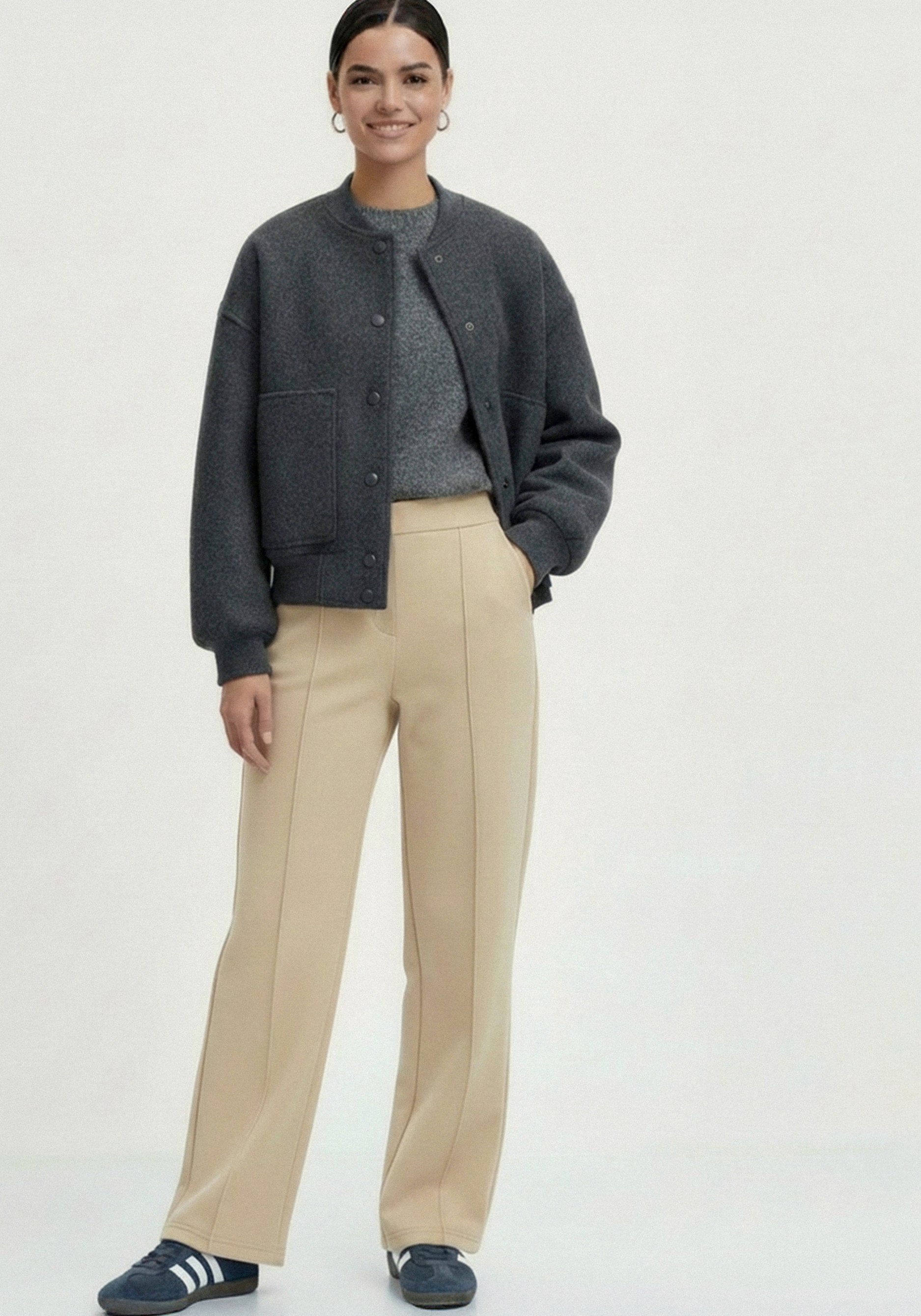 Брюки прямые cо стрелками