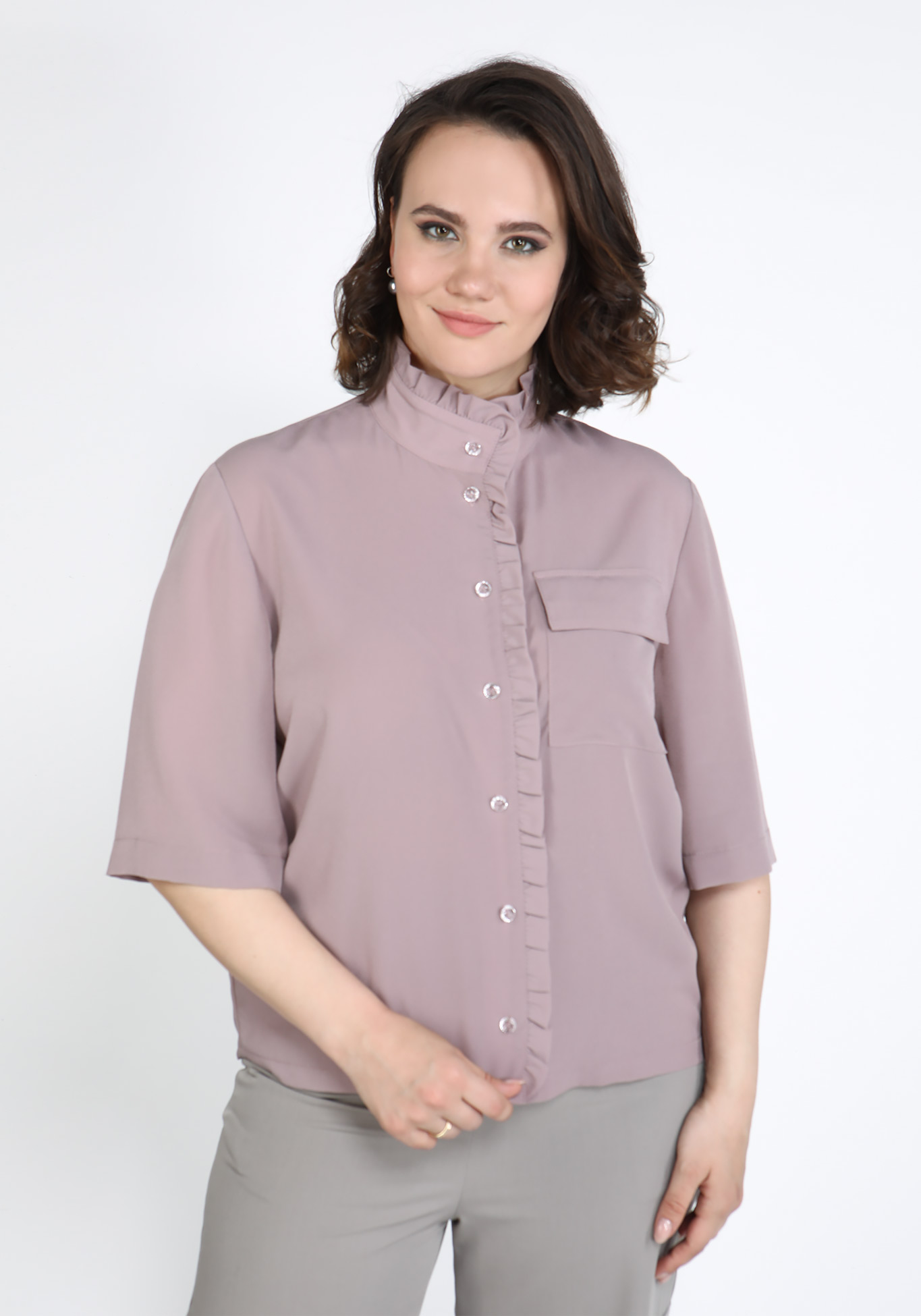 Блуза с карманом "Инга"