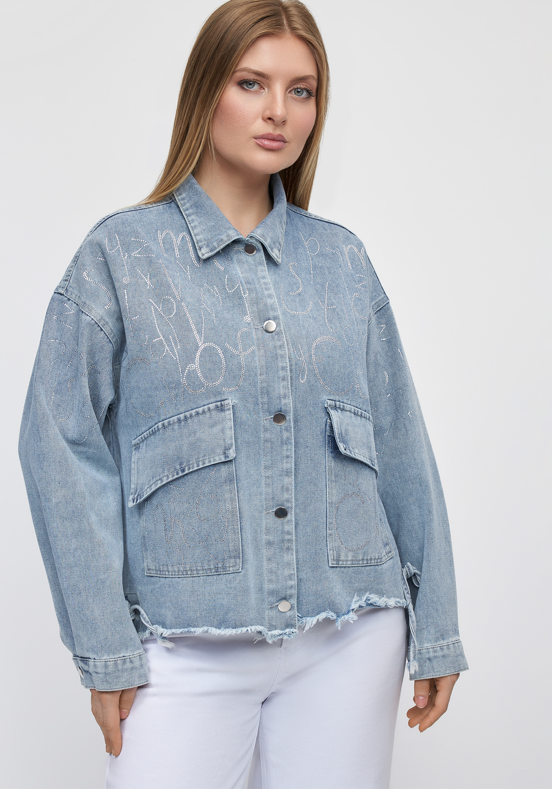 Джинсовая куртка "Небесный шик"