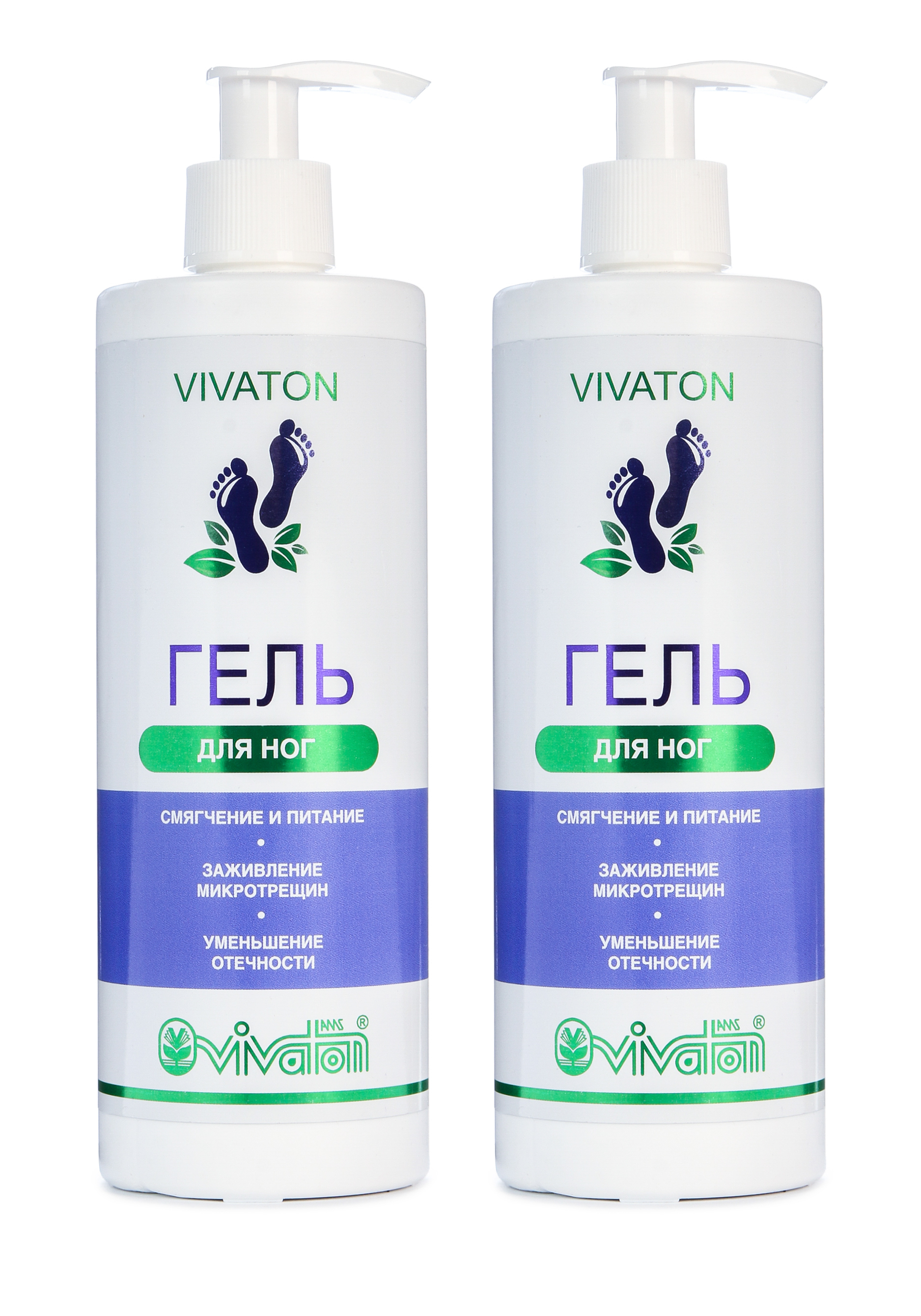 Гель для ног с лечебным эффектом, 2 шт.