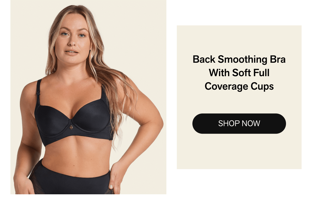 Back Smoothing Bra With Soft Full Coverage Cups