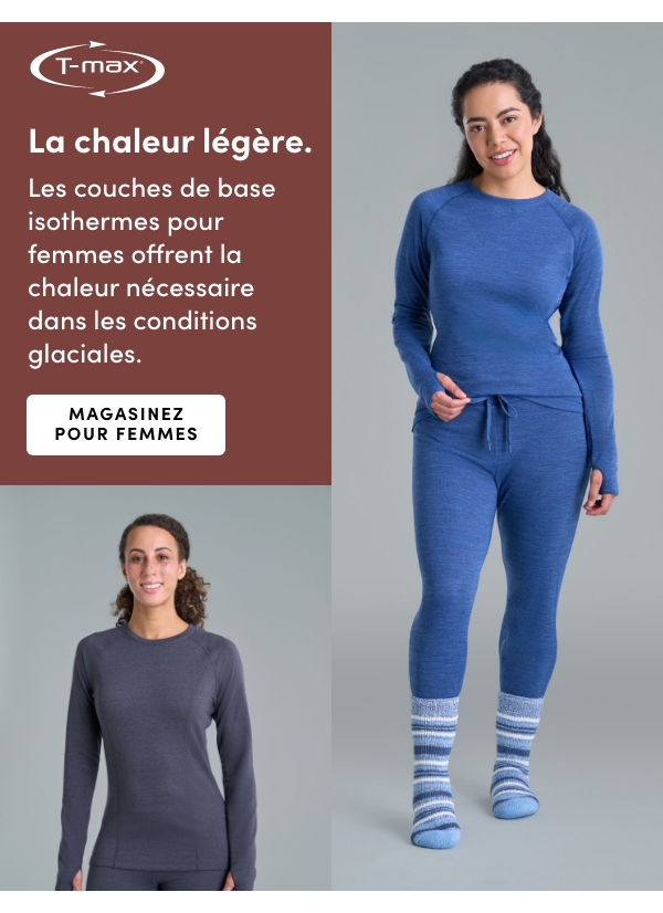 Lightweight warmth. Women's thermal base layers deliver much-needed warmth in freezing conditions. SHOP WOMEN'S