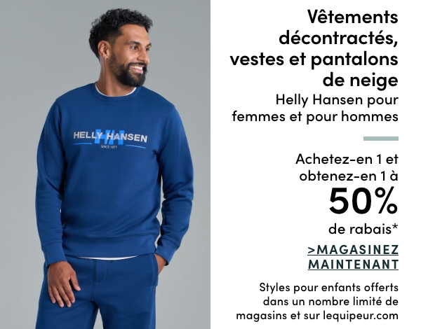 Women's + Men's Helly Hansen Casual Clothing, Jacket + Snow Pants Buy one get one 50% OFF*