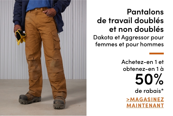 Women's + Men's Dakota & Aggressor Unlined & Lined Work Pants Buy one get one 50% OFF*