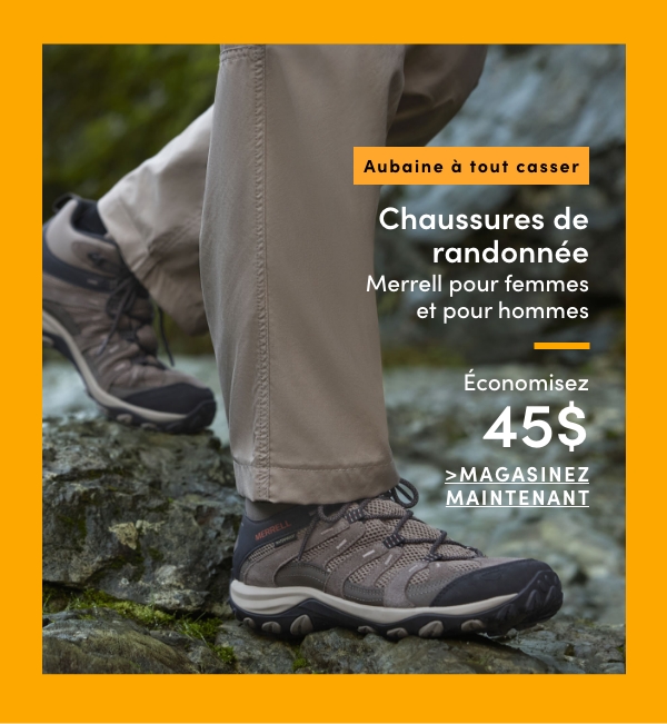 Door Crasher Women's + Men's Merrell Hikers Save $45