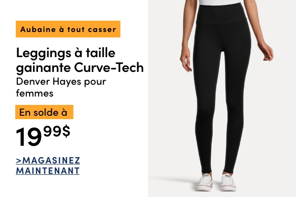 Door Crasher Women's Denver Hayes Curve-Tech Tummy Control Leggings Sale $19.99