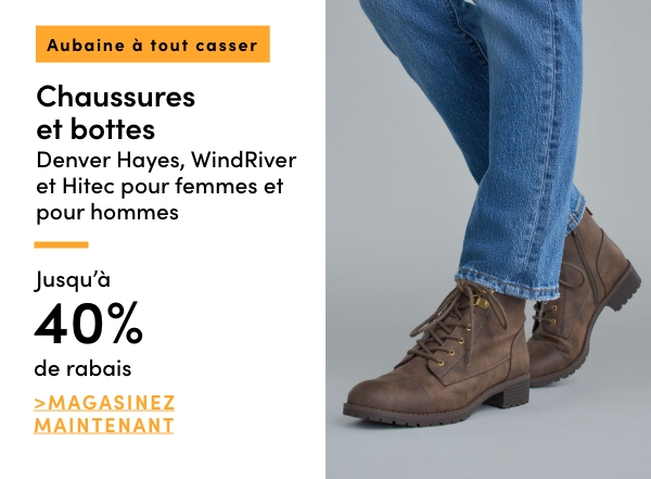 Door Crasher Women's + Men's Denver Hayes, WindRiver & Hitec Shoes & Boots Save up to 40%