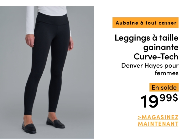 Door Crasher Women's Denver Hayes Curve-TEch Tummy Control Leggings Sale $19.99