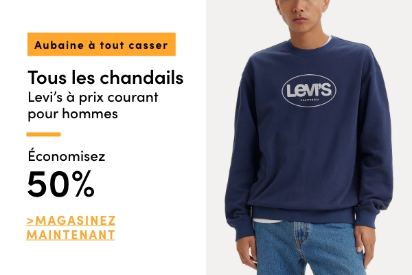 Door Crasher All Regular-Priced Men's Levi's Sweatshirts Save 50%