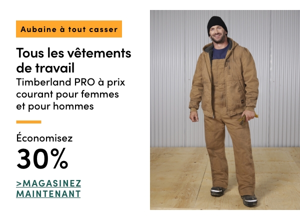 Door Crasher All Regular-Priced Women's + Men's Timberland PRO Workwear Save 30%