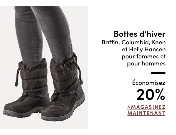 Women's + Men's Baffin, Columbia, Keen & Helly Hansen Winter Boots Save 20%