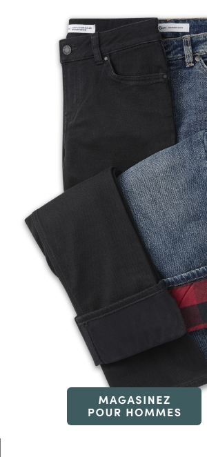 Lined jeans, shop men's