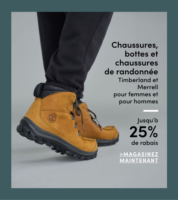 Women's + Men's Timberland & Merrell Shoes, Boots & Hikers Save up to 25%