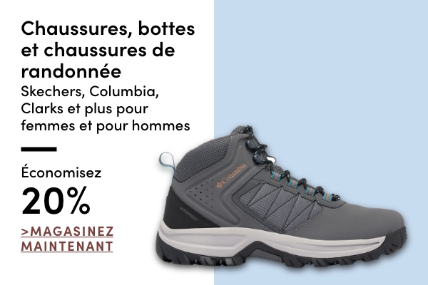 Women's + Men's Skechers, Columbia, Clarks & More Shoes, Boots & Hikers Save 20%