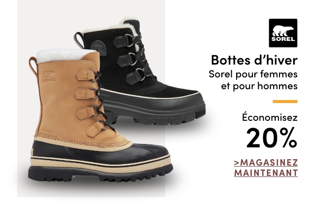 Women's + Men's Sorel Winter Boots Save 20%