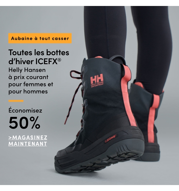 Door Crasher All Regular-Priced Women's + Men's Helly Hansen ICEFX Winter Boots Save 50%