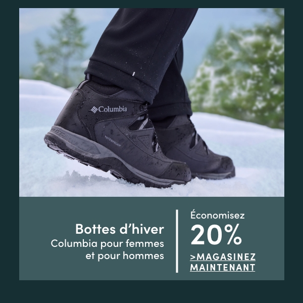 Women's + Men's Columbia Winter Boots Save 20%