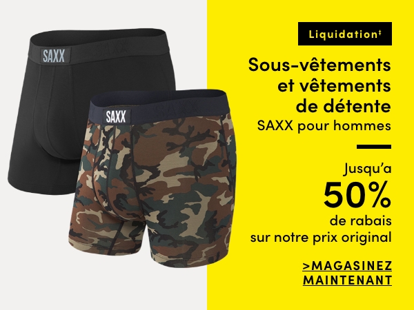 Clearance Men's SAXX Underwear & Loungewear, up to 50% off our original price