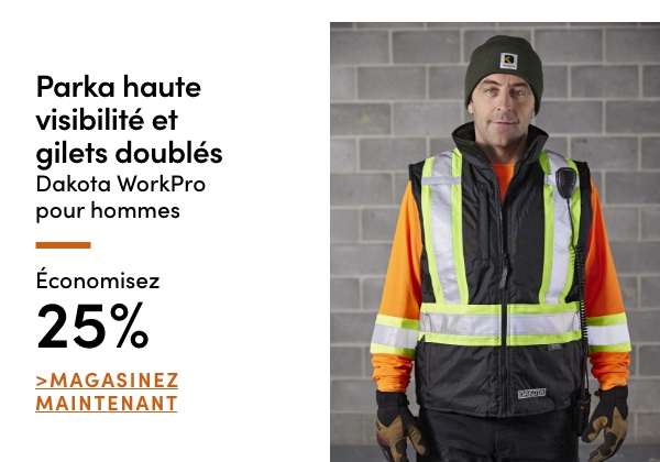 Men's Dakota WorkPro Hi-Vis Parka + Lined Vests Save 25%