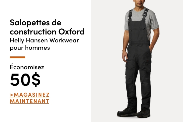 Men's Helly Hansen Workwear Oxford Construction Bib Overall Save $50