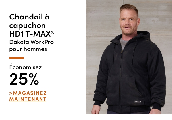 Men's Dakota WorkPro HD1 T-MAX® Hooded sweatshirt save 25%