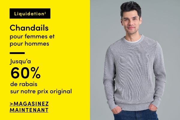 Clearance Women's + Men's Sweaters Up to 60% off our original price 0%