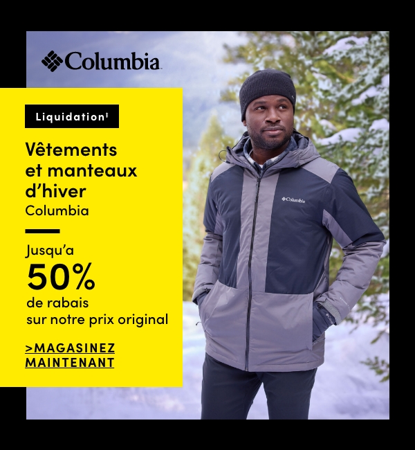 Clearance Columbia Winter Jackets + Clothing up to 50% off