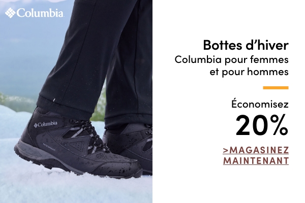 Women's + Men's Columbia Winter Boots save up to 30% off