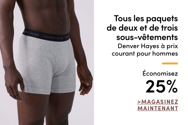 All Regular-Priced Men's Denver Hayes 'Classic' 2pk & 3pk Underwear Save 25%