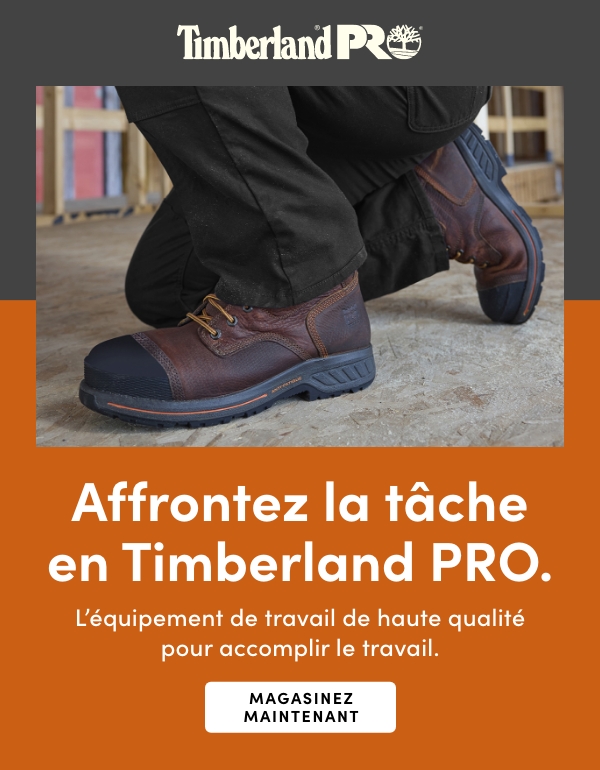 Tackle the job in Timberland PRO. Premium work gear for getting the job done.