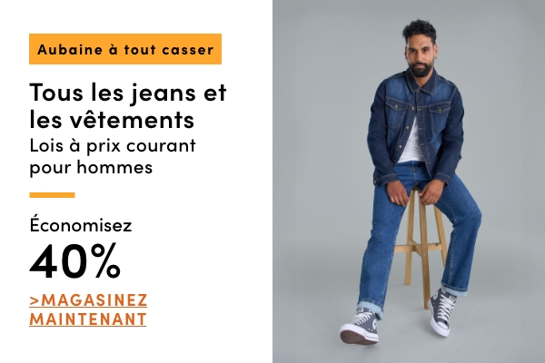 Door Crasher All Regular-Priced Men's Lois Jeans + Clothing Save 40%