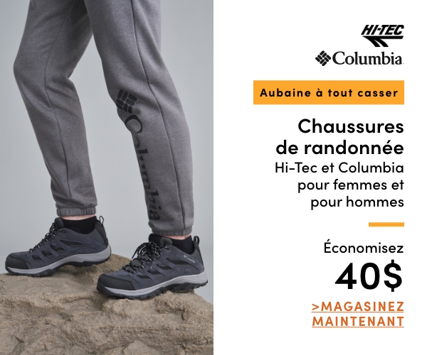 Door Crasher Women’s and Men’s Hi-Tec and Columbia Hikers save $40