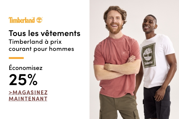 All Regular-Priced Men's Timberland Clothing Save 25%