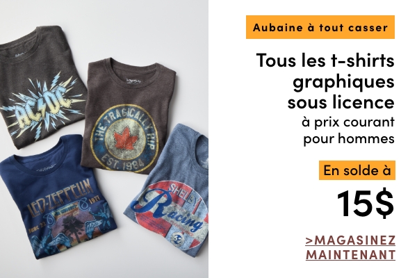 Door Crasher All Regular-Priced Men's Licensed Graphic T-Shirts Sale $15