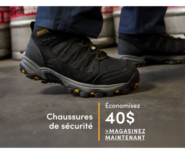Save $40 on Safety Footwear